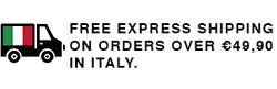 FREE EXPRESS SHIPPING IN ITALY