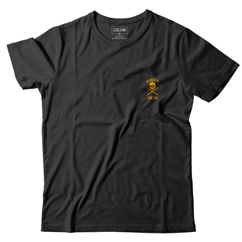 AL 50 SKULL T-Shirt - Black/Gold