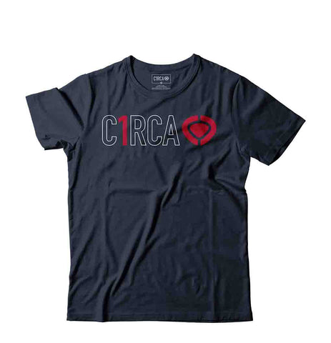 T-Shirt DIN ICON TRACK - Navy - C1RCA