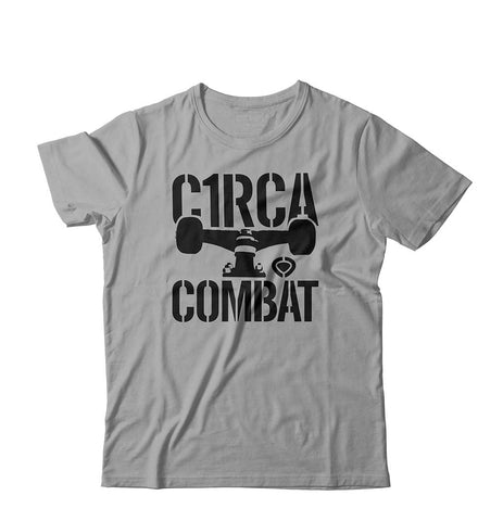 T-Shirt COMBAT - Silver - C1RCA