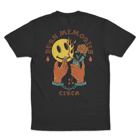 BURN MEMORIES T-Shirt - Black - C1RCA