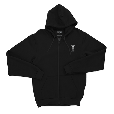ZIP-HOOD-AL50-SKULL-WHITE-BLACK