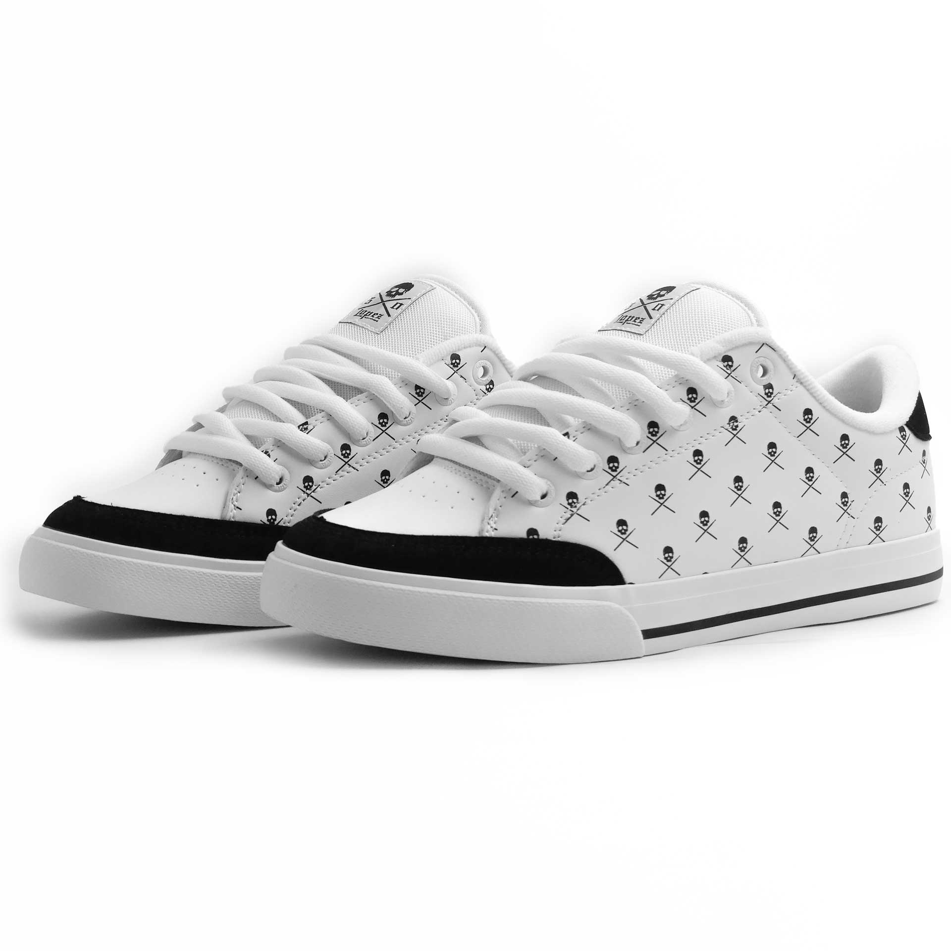 Rodin、noir et blanc AL 50-WHITE/BLACK SKULL – C1RCA FOOTWEAR | Official Website