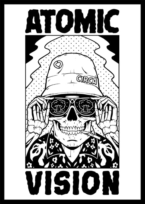 ATOMIC VISION White Panel 50x70 cm - C1RCA