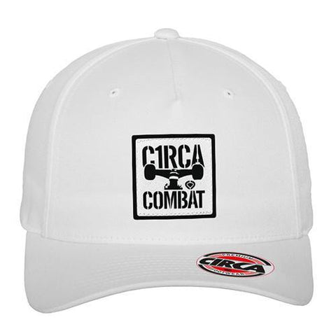 COMBAT Flexfit Cap - White - C1RCA FOOTWEAR | Official Website