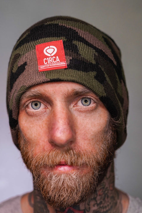 Flag WILD Beanie - Camouflage/Orange - C1RCA