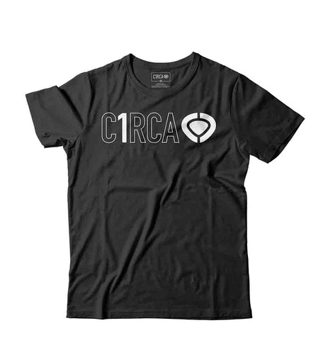 T-Shirt DIN ICON TRACK - Black/White - C1RCA