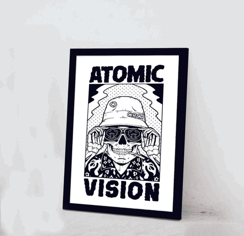 ATOMIC VISION White Panel 50x70 cm - C1RCA