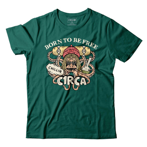 Be Free T-Shirt - Glazed Green - C1RCA