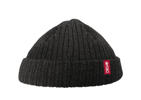 LABEL DOCKER Beanie - Black Melange - C1RCA