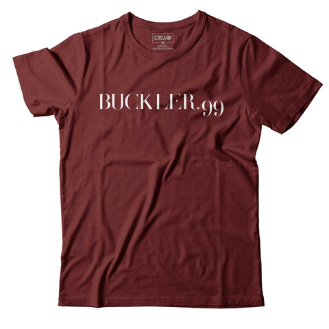 Buckler 99 T-Shirt - Maroon/White - C1RCA