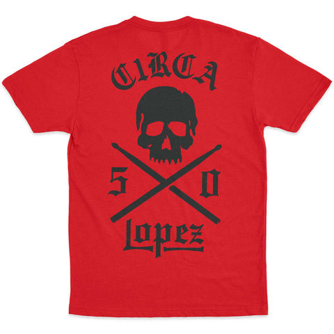 LOPEZ 50 T-Shirt - Red/Black