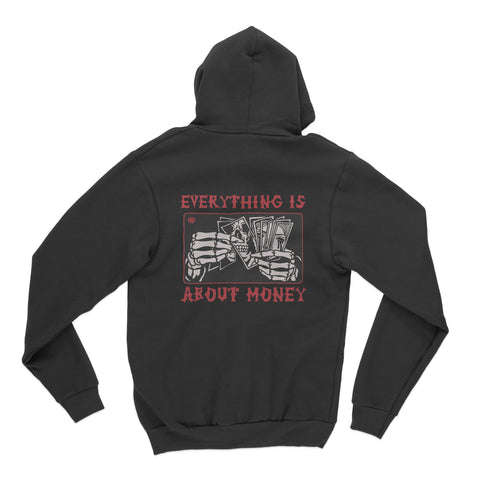 Zip Hoodie MONEY - Black - C1RCA