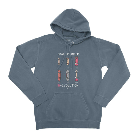 Hoodie PLUNGER - Nordic Blue - C1RCA