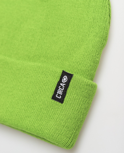 Label WIND Beanie - Lime - C1RCA