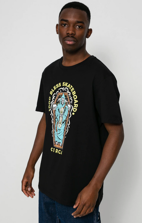 T-Shirt GOD BLESS - Black - C1RCA