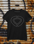 ICON TRACK T-Shirt - Black/White - C1RCA