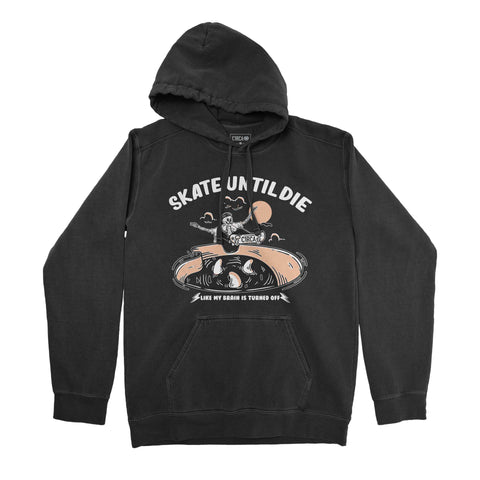 Hoodie UNTIL DIE  - Black - C1RCA