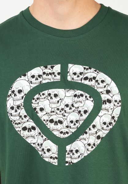 ICON SKULL T-Shirt - Forest Green - C1RCA