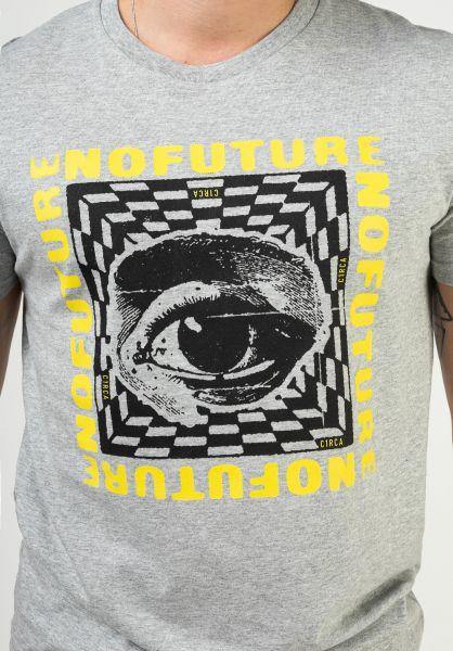 T-Shirt NO FUTURE - Athletic Grey - C1RCA FOOTWEAR | Official Website