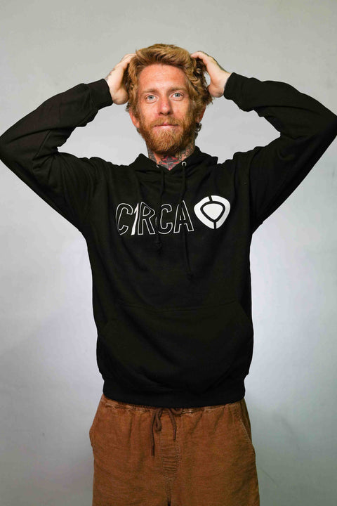 Hoodie DIN ICON TRACK - Black - C1RCA