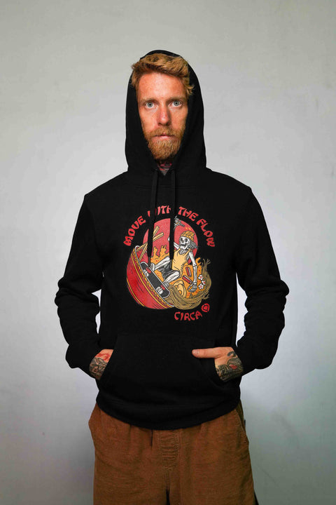 Hoodie FLOW - Black - C1RCA