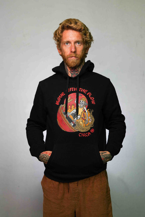 Hoodie FLOW - Black - C1RCA