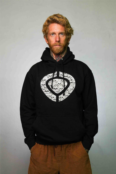 Hoodie ICON SKULL - Black - C1RCA