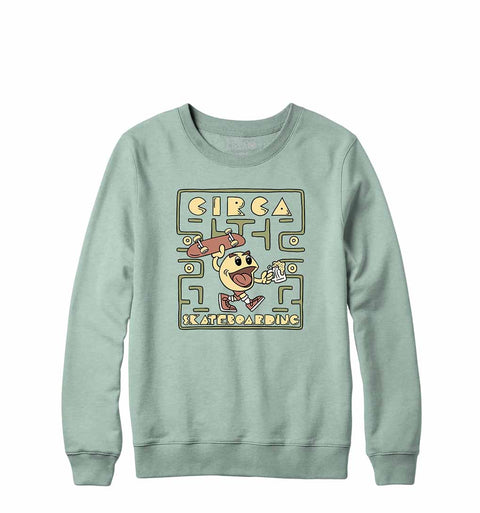 SK8-MAN Crew - Aqua Green - C1RCA