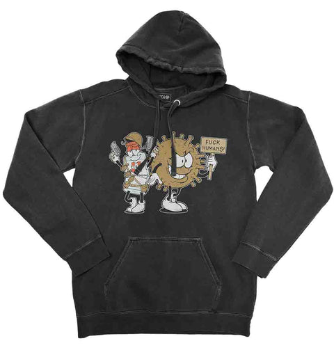 Hoodie VIRUS - Black - C1RCA