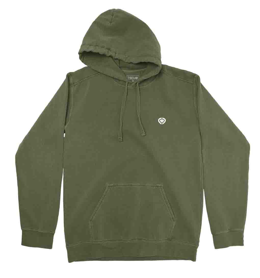 Hoodie MINI ICON - Military Green