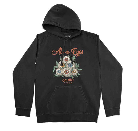 Hoodie EYES - Black - C1RCA