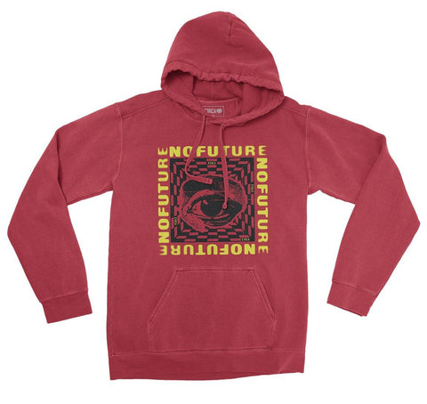 Hoodie NO FUTURE - Red - C1RCA FOOTWEAR | Official Website