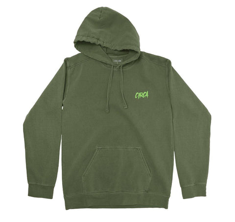 Hoodie CARDS - Military Green - C1RCA FOOTWEAR | Official Website
