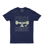 COMBAT TRACK T-Shirt - Navy/Beige - C1RCA
