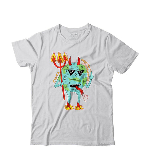 DEVIL T-Shirt - White - C1RCA FOOTWEAR | Official Website